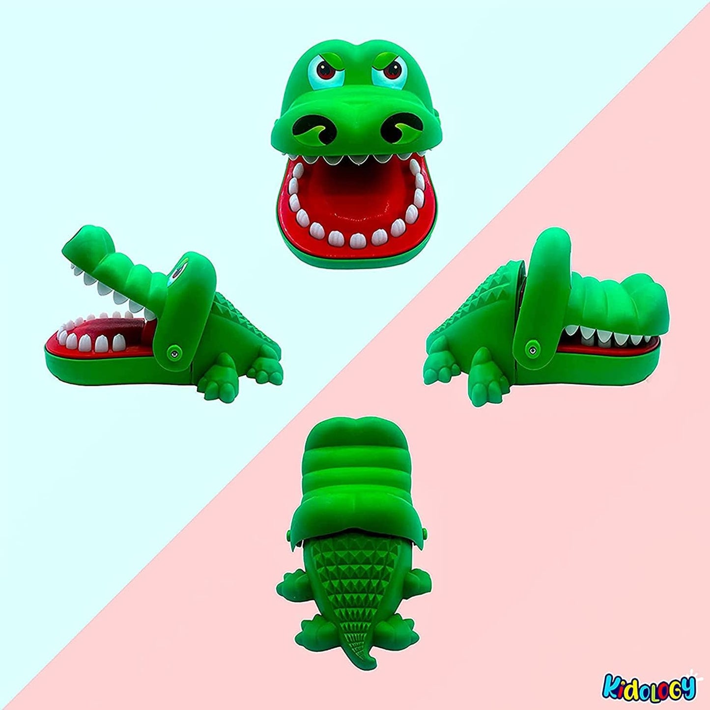 Kidology Crocodile Teeth Toys for Kids | Crocodile Biting Finger Games Toddlers Toy | Educational Learning Preschool Toy Dentist Games with Sounds Funny Crocodile Alligator Chomp Game