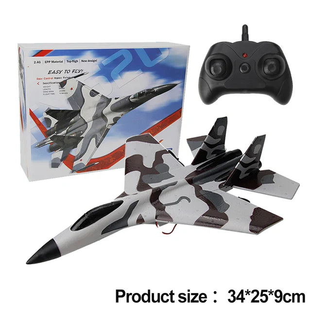 RC Foam Aircraft SU-35 Plane 2.4G Radio Control Glider Remote Control Fighter Plane Glider Airplane Foam Boys Toys for Children